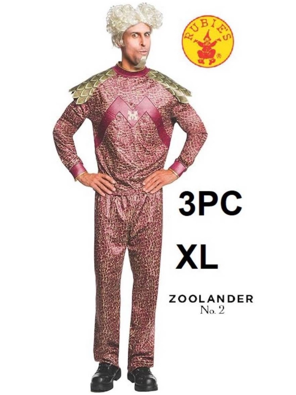 MENS ZOOLANDER 2 MUGATU COSTUME